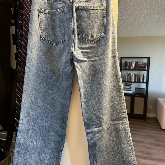 Aritzia Denim Forum Farrah Wide Leg Crop Jean - Picture 2 of 4